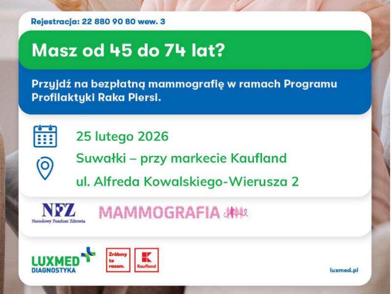 Bezpłatna mammografia