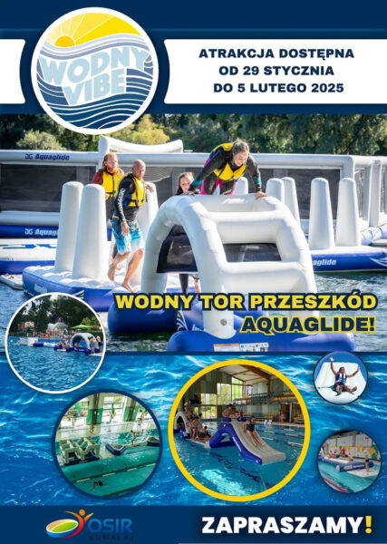 Wodny tor przeszkód w Aquaparku