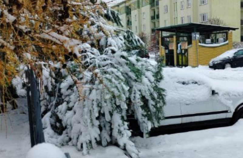 Uciążliwa zima w mieście