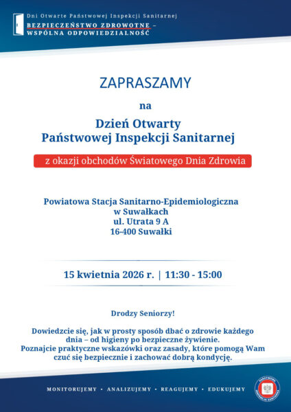 Dni Otwarte Powiatowej Stacji Sanitarno-Epidemiologicznej w Suwałkach