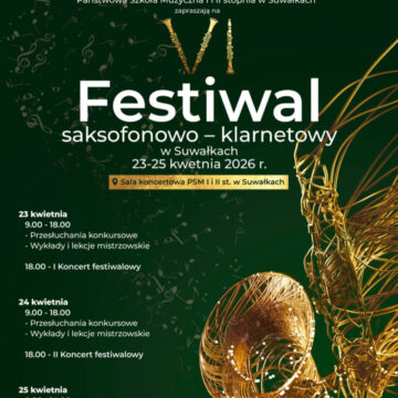 VI Festiwal saksofonowo-klarnetowy w Suwałkach