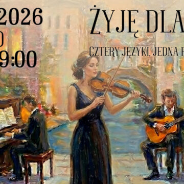 Koncert w Rozmarino - Żyję dla niej... Cztery języki, jedna pasja - muzyka