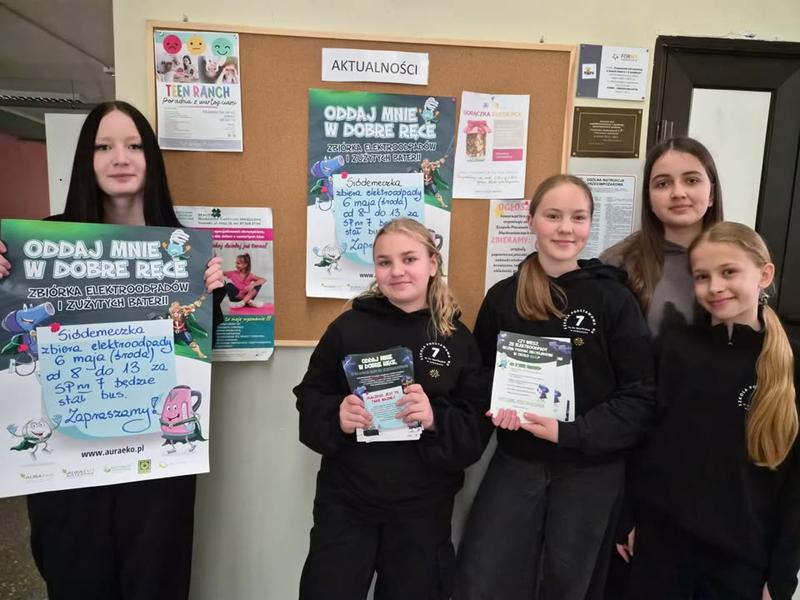 Trwa akcja ekologiczna „Siódemeczka zbiera elektroodpady”