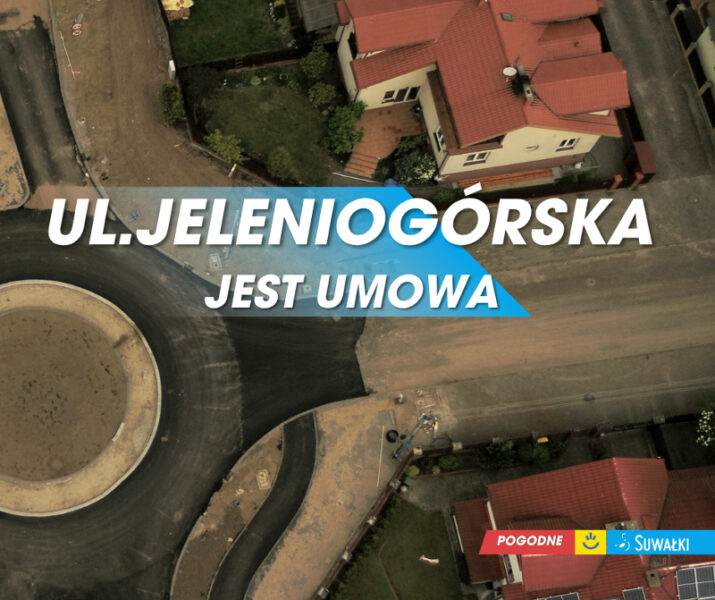 Umowa na budowę ulicy Jeleniogórskiej podpisana