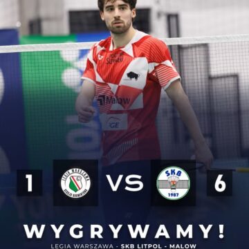 SKB Litpol-Malow drugi w badmintonowej ekstraklasie