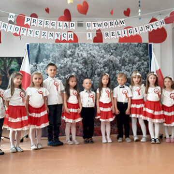 Międzyprzedszkolny Przegląd Utworów Patriotycznych i Religijnych w Przedszkolu nr 3