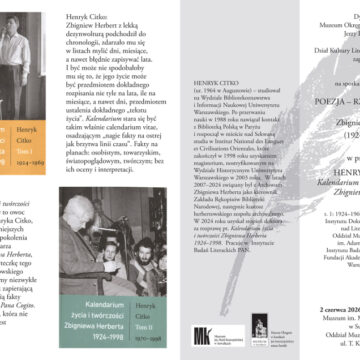 Spotkanie POEZJA – RZECZ LUDZKA