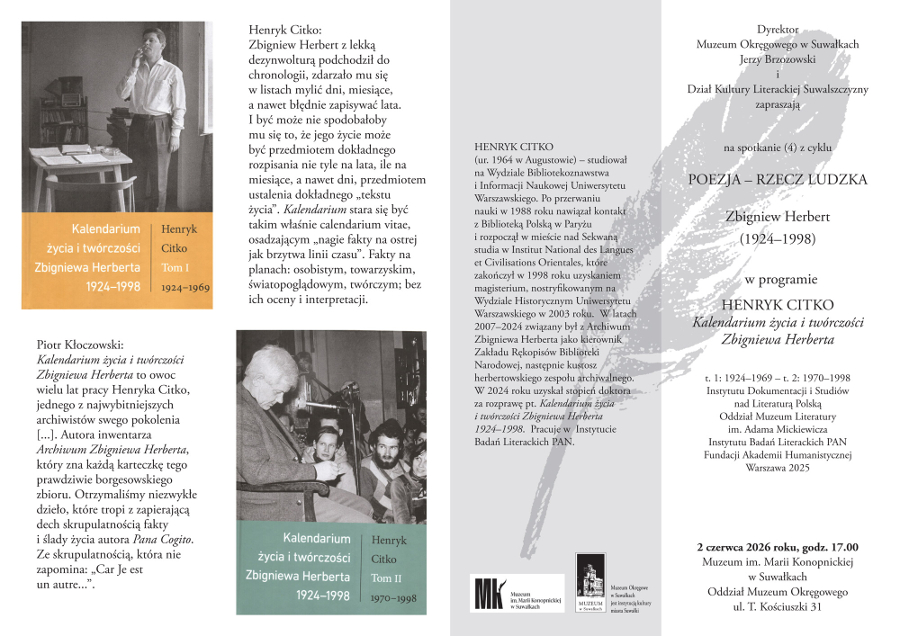 Spotkanie POEZJA – RZECZ LUDZKA
