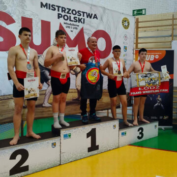 3 medale zdobyli na Mistrzostwach Polski w sumo zawodnicy Olimpik Suwałki