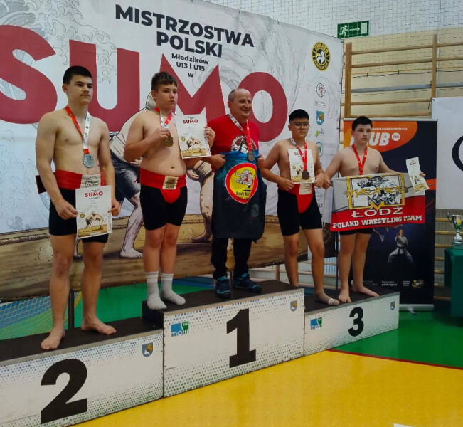 3 medale zdobyli na Mistrzostwach Polski w sumo zawodnicy Olimpik Suwałki