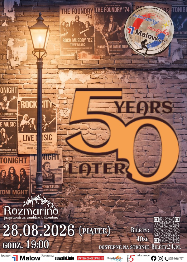 Koncert grupy 50 YEARS LATER w Rozmarino