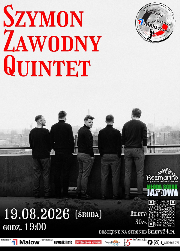 SZYMON ZAWODNY QUINTET w Rozmaino