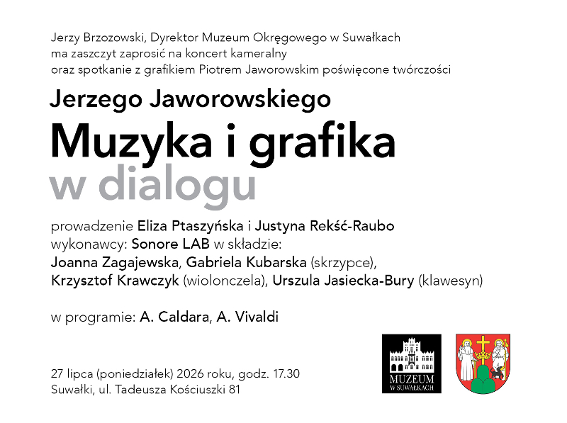 Wernisaż Jerzego Jaworowskiego „Muzyka i grafika w dialogu”